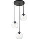Huntington 3 Light 18 inch Black Pendant Ceiling Light