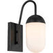 Malta 1 Light 4.8 inch Black Wall sconce Wall Light