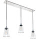 Phoenixville 3 Light 5 inch Chrome Pendant Ceiling Light