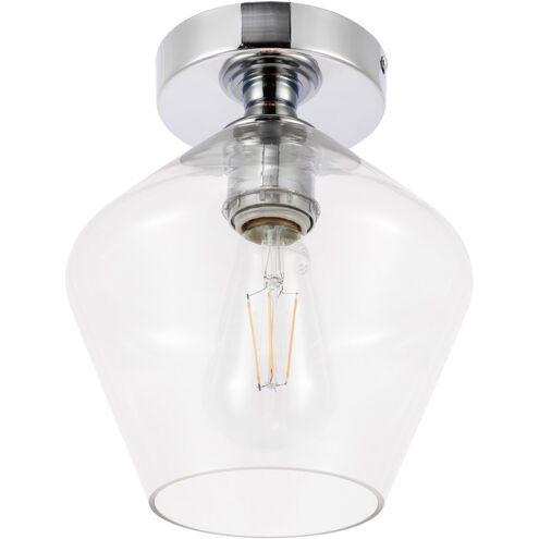 Rochester 1 Light 8 inch Chrome Flush Mount Ceiling Light