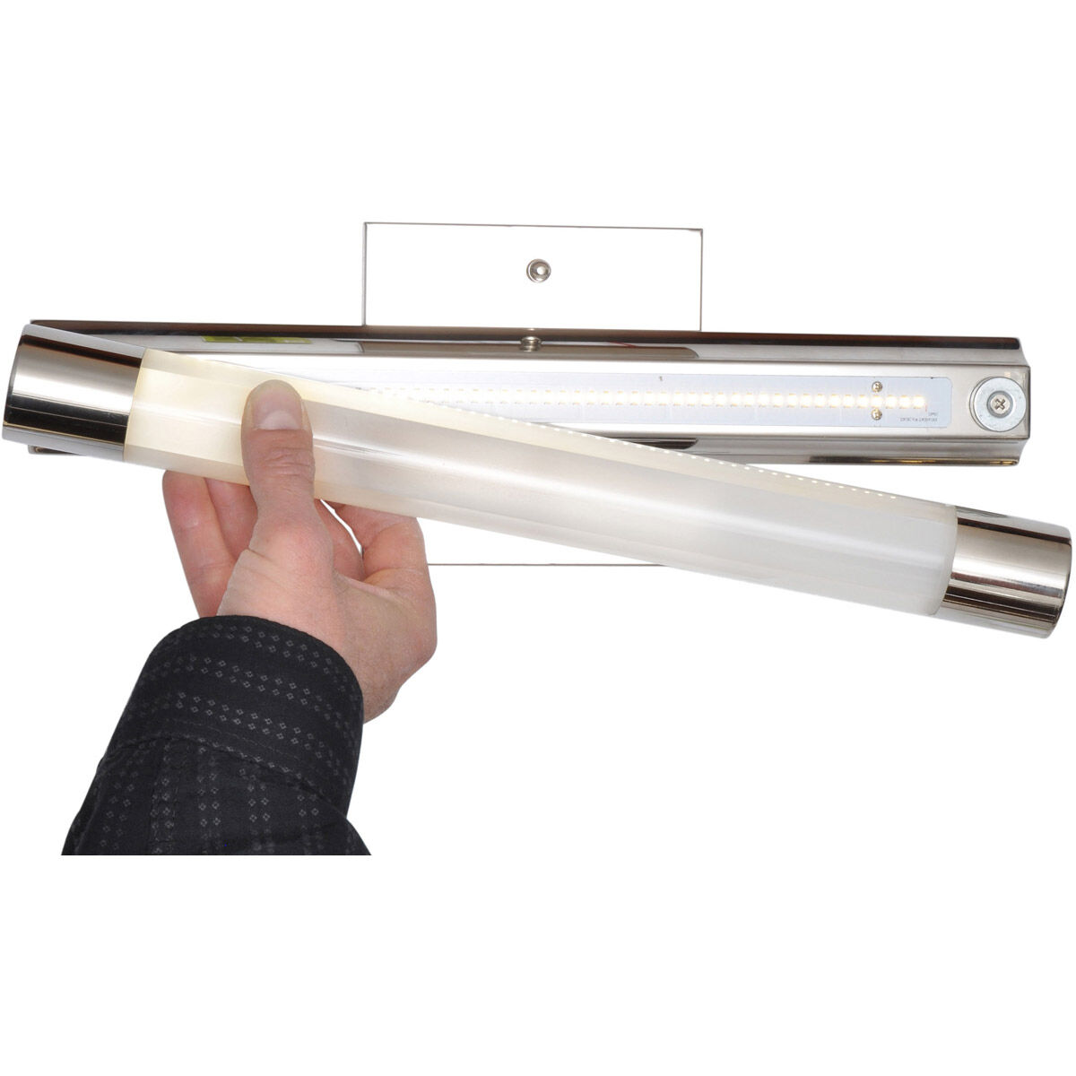 Steelton LED 14 inch Polished Chrome Bath Vanity Light Wall Light