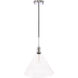 Meadville 1 Light 13.75 inch Chrome Pendant Ceiling Light