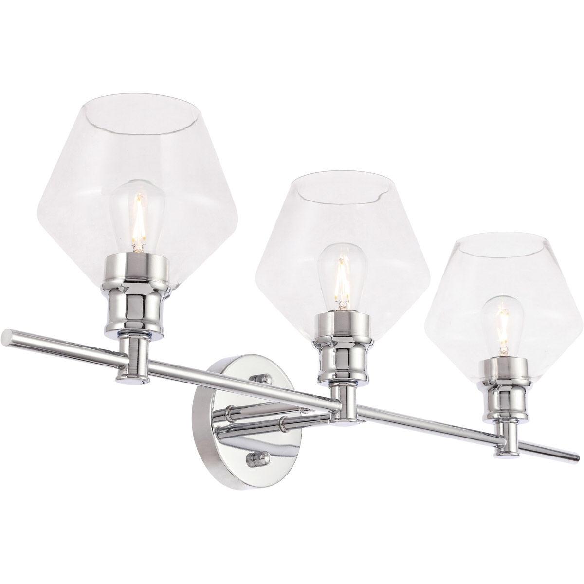 Rochester 3 Light 28 inch Chrome Wall sconce Wall Light
