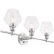 Rochester 3 Light 28 inch Chrome Wall sconce Wall Light