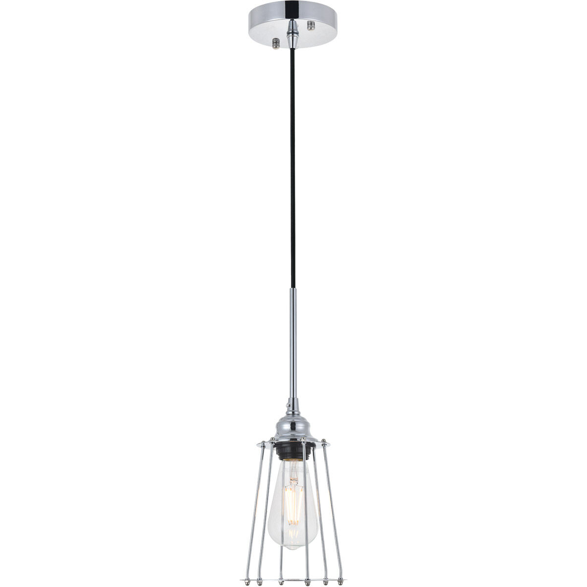 Phoenixville 1 Light 5.3 inch Chrome Pendant Ceiling Light