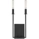 Hannasville Sconce Wall Light in Black