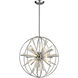 Burke 10 Light 22 inch Polished Chrome Chandelier Ceiling Light