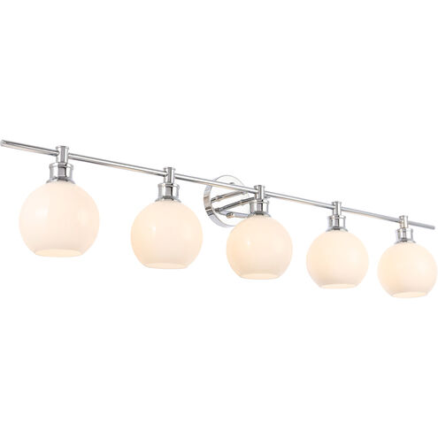 Syracuse 5 Light 47 inch Chrome Wall sconce Wall Light