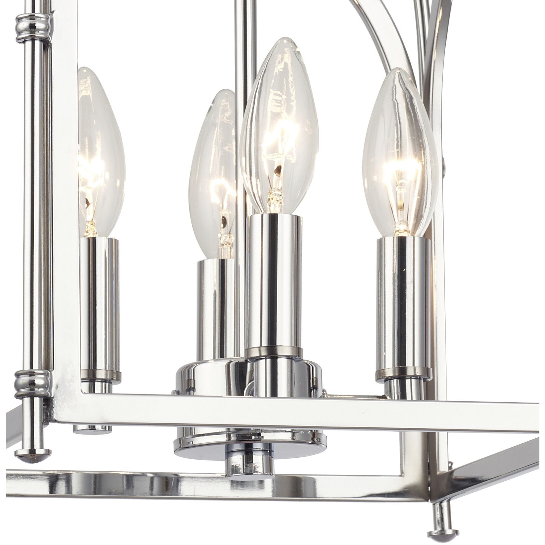 Dekalb 4 Light 10 inch Chrome Pendant Ceiling Light