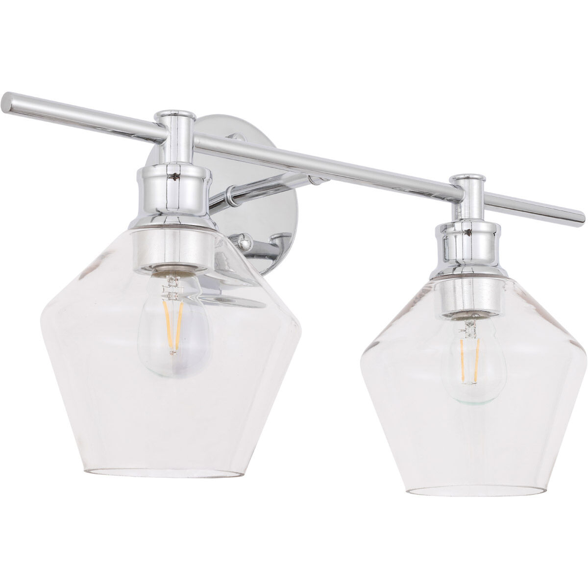 Rochester 2 Light 19 inch Chrome Wall sconce Wall Light