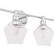 Rochester 2 Light 19 inch Chrome Wall sconce Wall Light