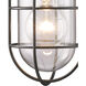 Colesville 1 Light 12 inch Matte Black Outdoor Wall Sconce