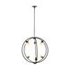 Fenner 6 Light 32 inch Black Pendant Ceiling Light