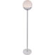 Oyster Bay 62 inch 40 watt Chrome Floor Lamp Portable Light