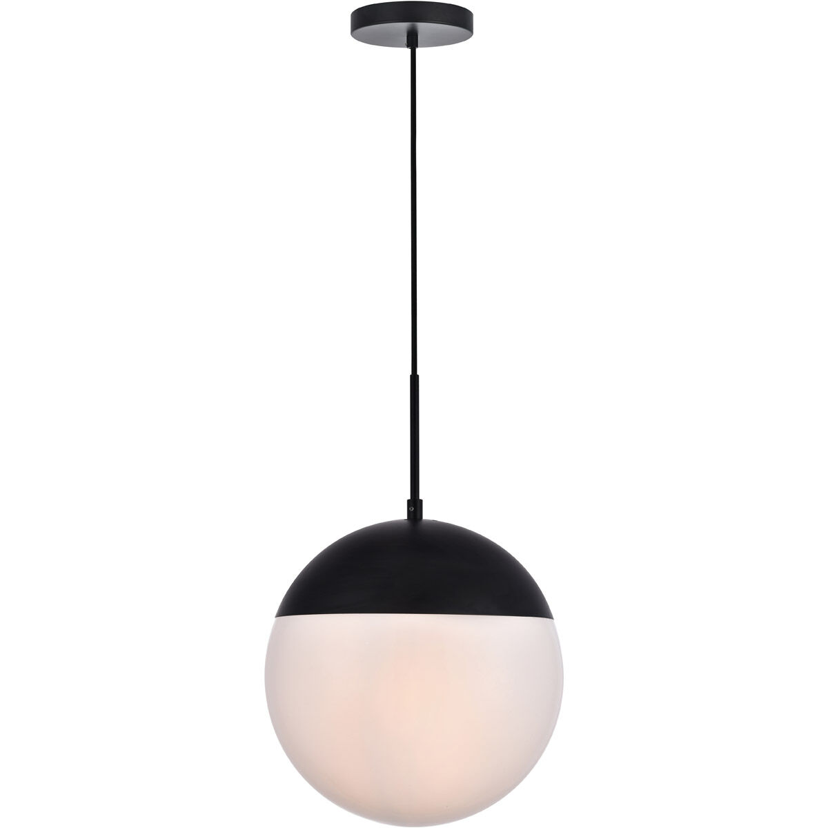 Oyster Bay 1 Light 12 inch Black Pendant Ceiling Light