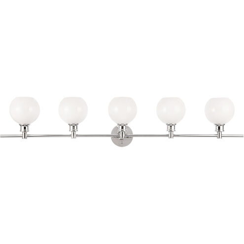 Syracuse 5 Light 47 inch Chrome Wall sconce Wall Light