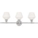 Rochester 3 Light 28 inch Chrome Wall sconce Wall Light