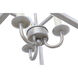 Oyster Bay 3 Light 12 inch Vintage Silver Pendant Ceiling Light