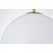 Huntington 1 Light 14 inch Brass Pendant Ceiling Light