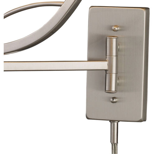 Middletown 24 inch 150 watt Satin Nickel Swingarm Sconce Wall Light