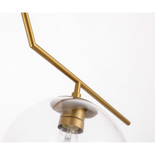 Monroe 1 Light 10 inch Brass Pendant Ceiling Light