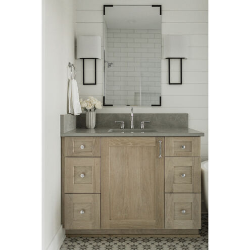 Pomfret Sconce Wall Light in Black