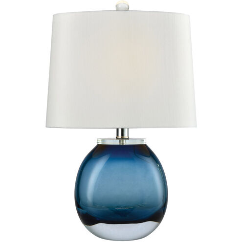 Montebello 19 inch 60 watt Blue Table Lamp Portable Light