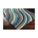 Olean 156 X 108 inch Teal/Aqua/Taupe/Cream/Dark Brown/Ink Rugs, Rectangle