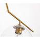 Monroe 1 Light 10 inch Brass Pendant Ceiling Light