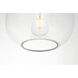 Gwynedd 1 Light 8 inch Brass Pendant Ceiling Light
