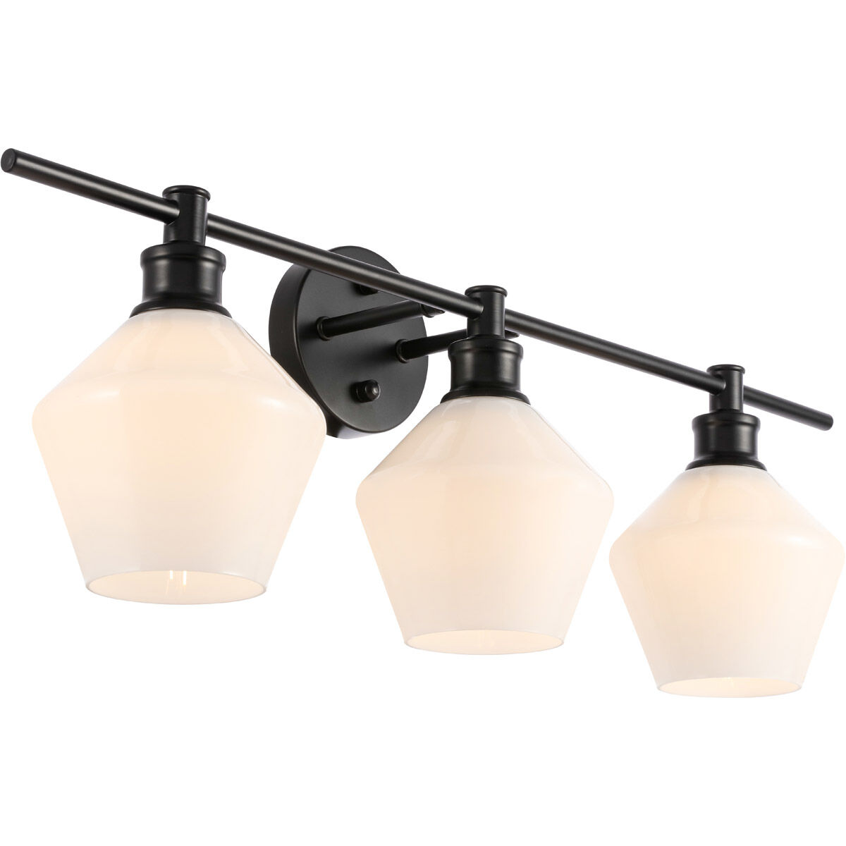 Rochester 3 Light 28 inch Black Wall sconce Wall Light