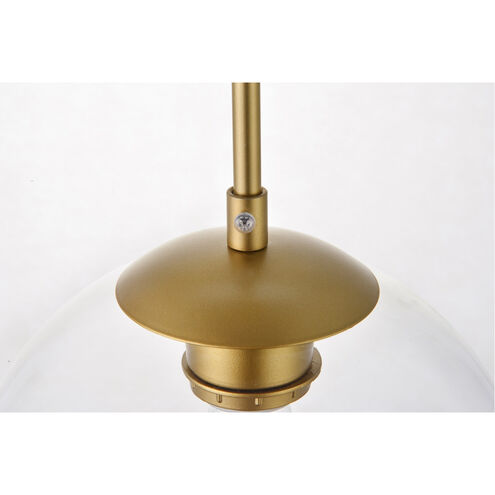 Huntington 1 Light 8 inch Brass Pendant Ceiling Light