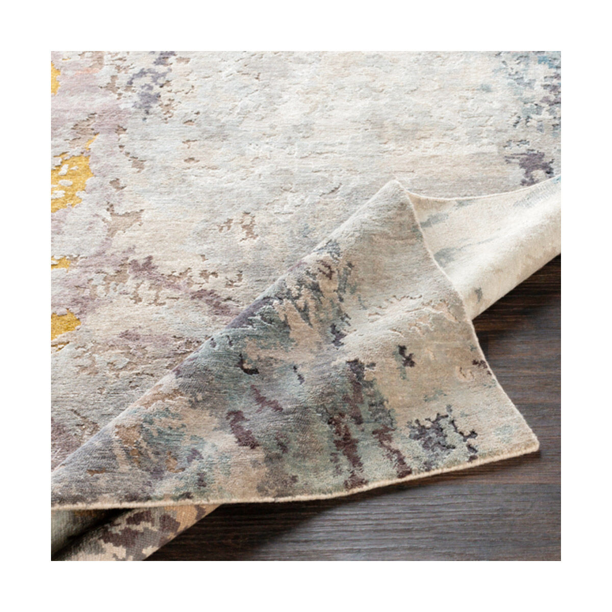 Highlands 132 X 96 inch Blue Rug, Rectangle