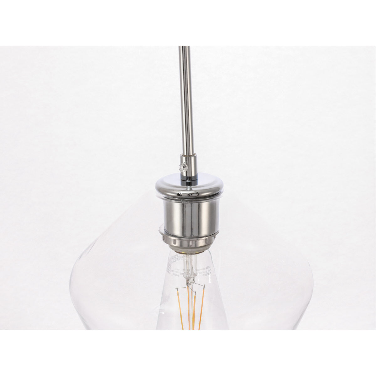 Rochester 1 Light 8 inch Chrome Pendant Ceiling Light