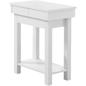 Hampton 24 X 20 inch White Accent End Table