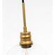 Rensselaer 1 Light 8 inch Brass Pendant Ceiling Light