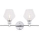 Rochester 2 Light 19 inch Chrome Wall sconce Wall Light