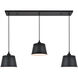 Dickinson 3 Light 8 inch Black Pendant Ceiling Light