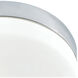 Delano 2 Light 9 inch Gray Flush Mount Ceiling Light, Medium