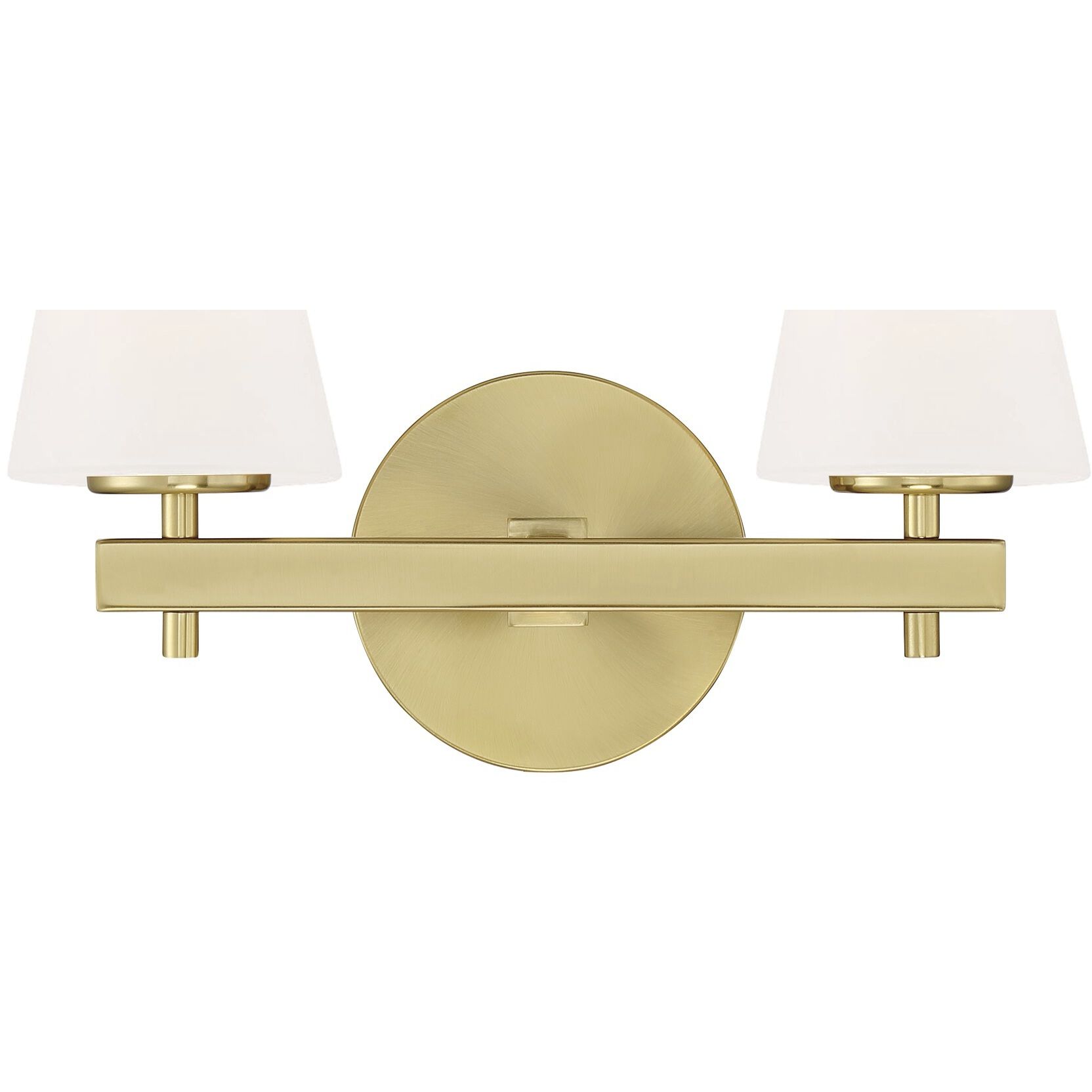 Harleigh 2 Light 15.75 inch Gold Bathroom Vanity Wall Light