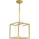 Franklin 1 Light 12 inch Brass Pendant Ceiling Light