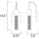 Lansdale LED 4.75 inch Polished Chrome Wall Sconce Wall Light