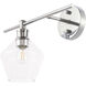 Rochester 1 Light 14.7 inch Chrome Wall sconce Wall Light, Left