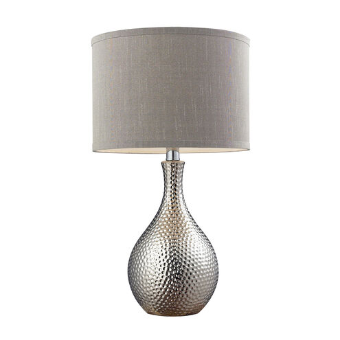 Oakfield 21.5 inch 60 watt Chrome Table Lamp Portable Light