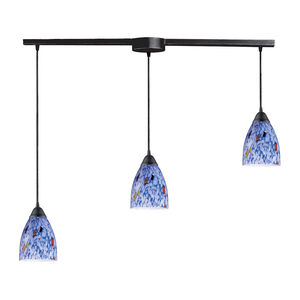 Millcreek 3 Light 36 inch Dark Rust Pendant Ceiling Light