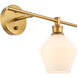 Rochester 1 Light 14.7 inch Brass Wall sconce Wall Light, Right