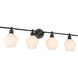 Rochester 4 Light 38 inch Black Wall sconce Wall Light