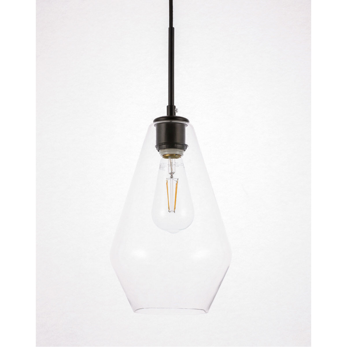 Rochester 1 Light 7 inch Black Pendant Ceiling Light