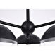 Oyster Bay 3 Light 21 inch Black Pendant Ceiling Light