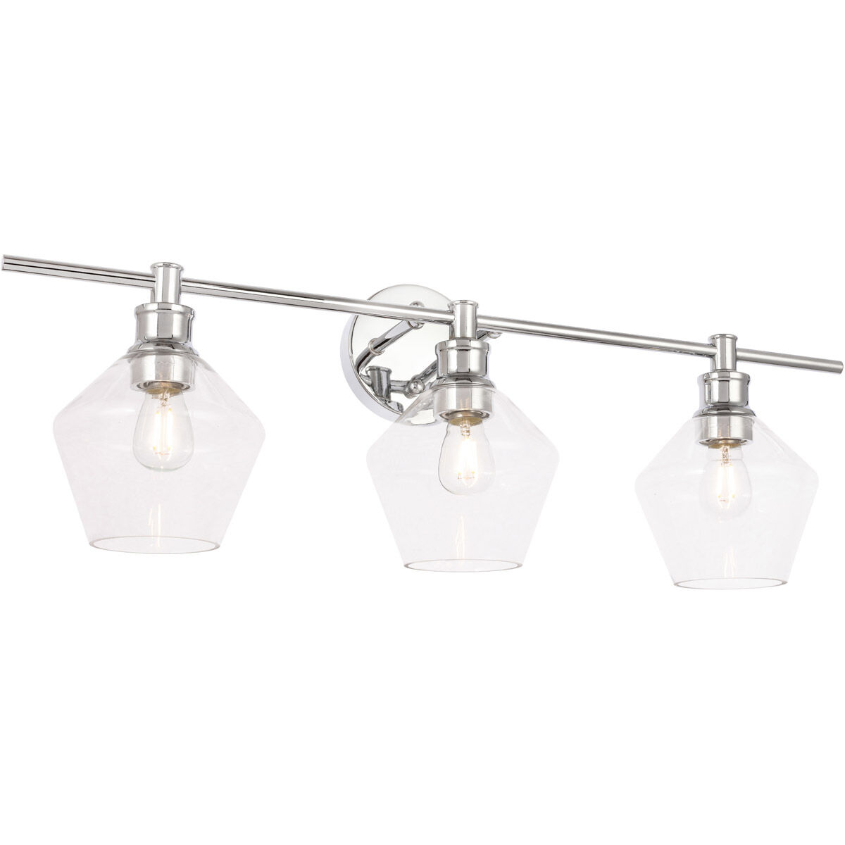 Rochester 3 Light 28 inch Chrome Wall sconce Wall Light